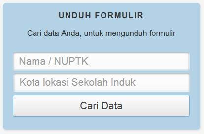 Cara Pengajuan NUPTK Online Terbaru 2013