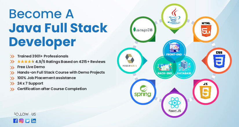 java stack developer course