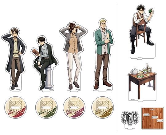 東京駅110周年コラボ 　進撃の巨人　ジオラマアクリルスタンド　東京駅編 TVアニメ『進撃の巨人』ジオラマアクリルスタンド（東京駅編