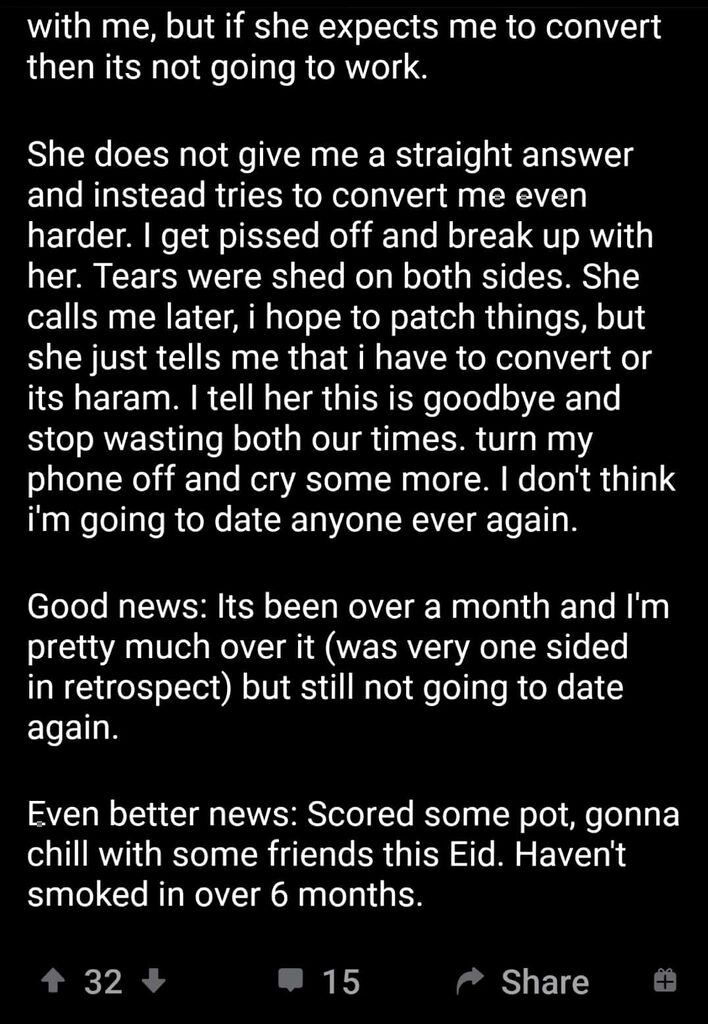 "My Muslim Girlfriend Begged Me To Convert To Islam, I Did T picture