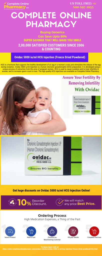 HCG Ovidac 2000iu ram