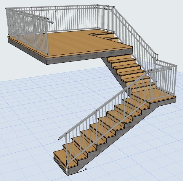 Archicad нарисовать лестницу