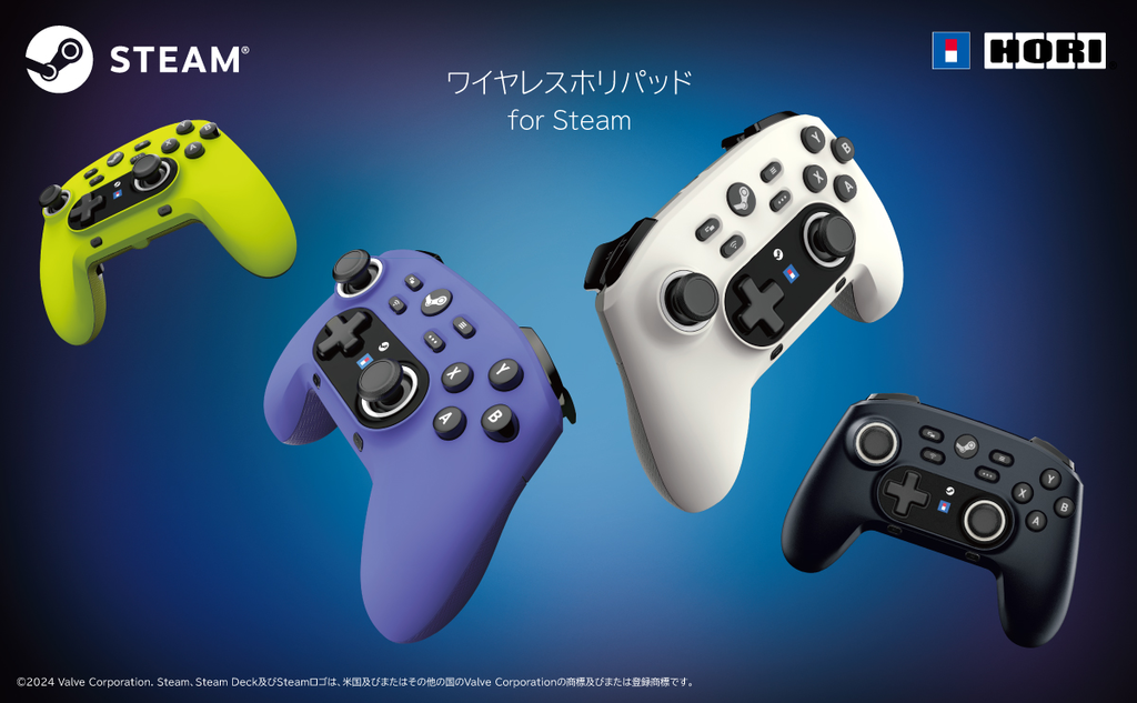 [閒聊] Hori 將推出 Steam 專用無線搖桿 9月26發售