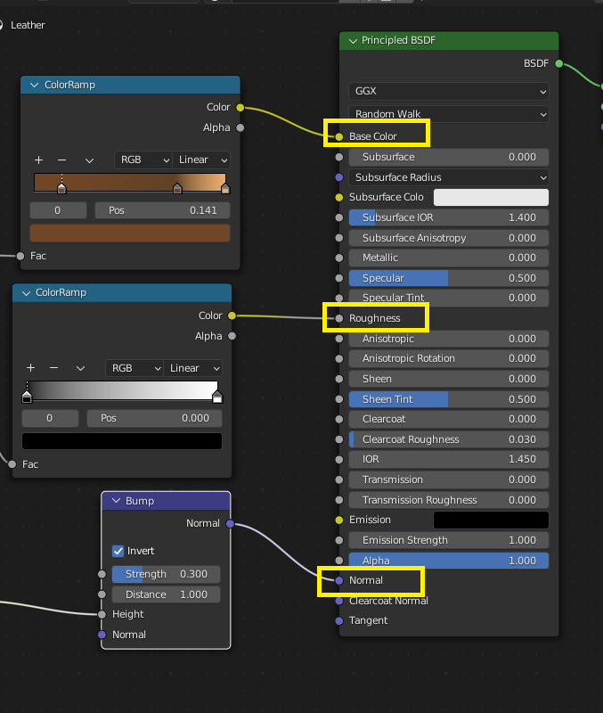 Blender 將程序貼圖Procedural Materi