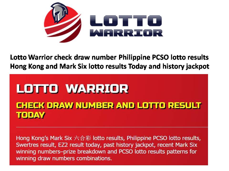 today's lotto draw results
