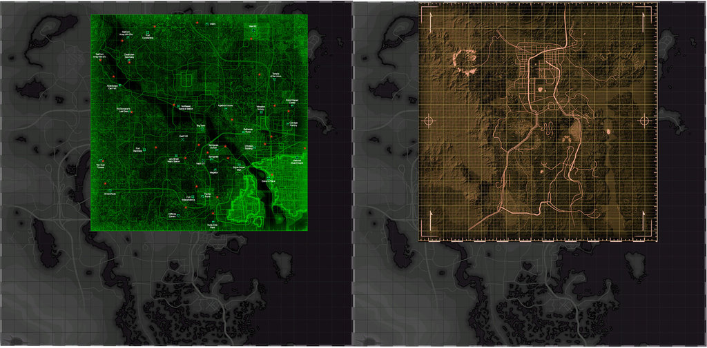 Fallout Map Size Comparison