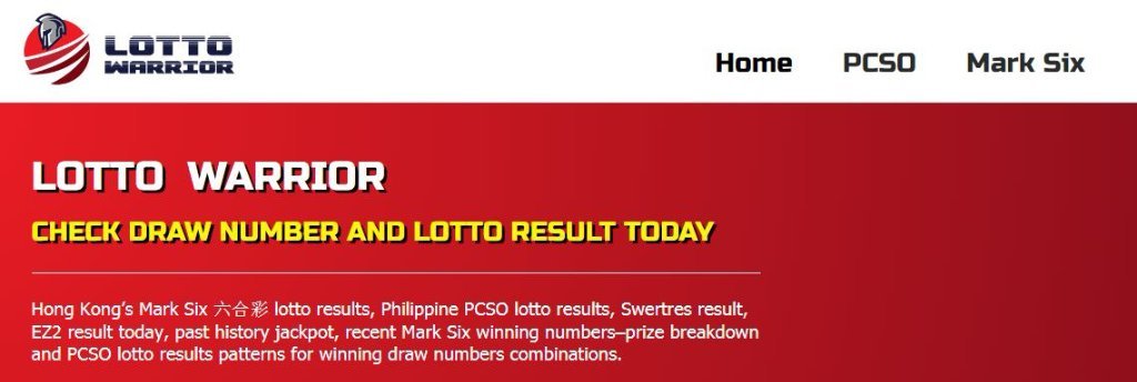 check lotto numbers history