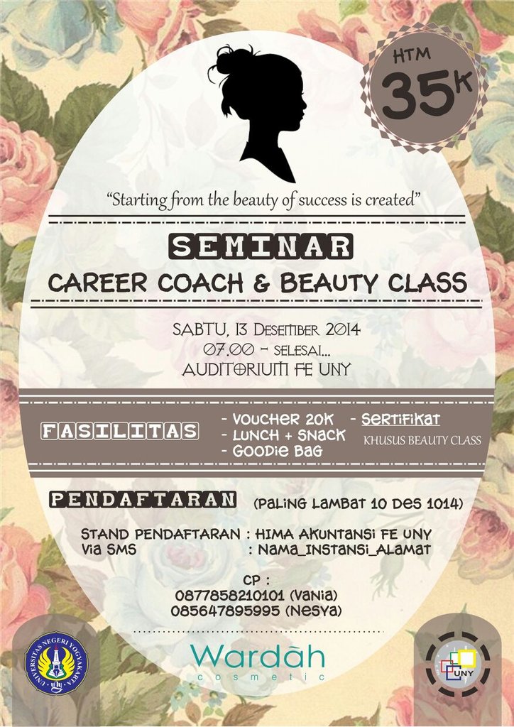 Seminar Career Coach dan Wardah Beauty Class