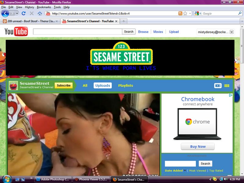 Sesame Street' Youtube Channel Hacked with Porn ? Internet ? Sex