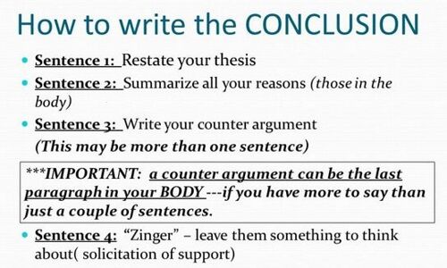 how to start a conclusion for a research paper