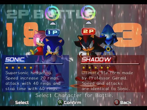 Sonic Colors (DS) - Versus Mode! Yoshiller vs. MegamanSonicX