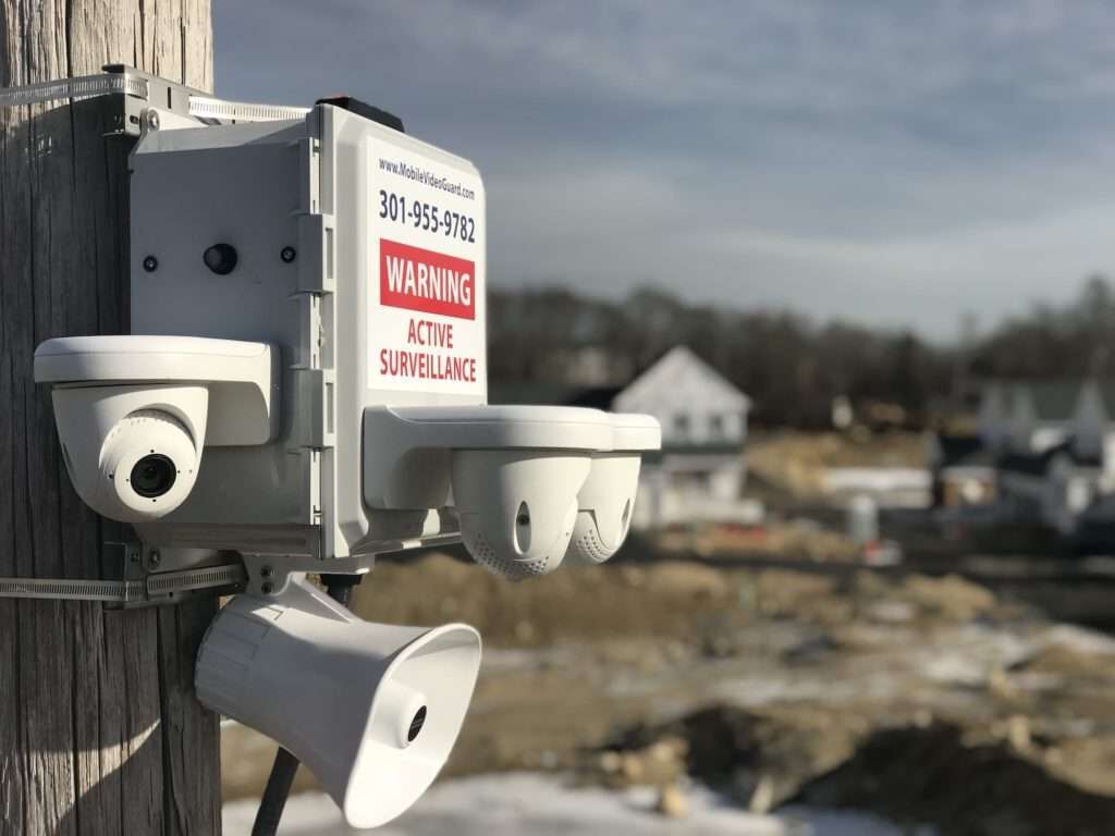 Wireless outdoor construction Site Security