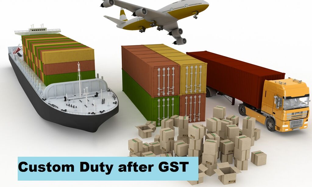 Access the List of custom duty after gst of Different Products
