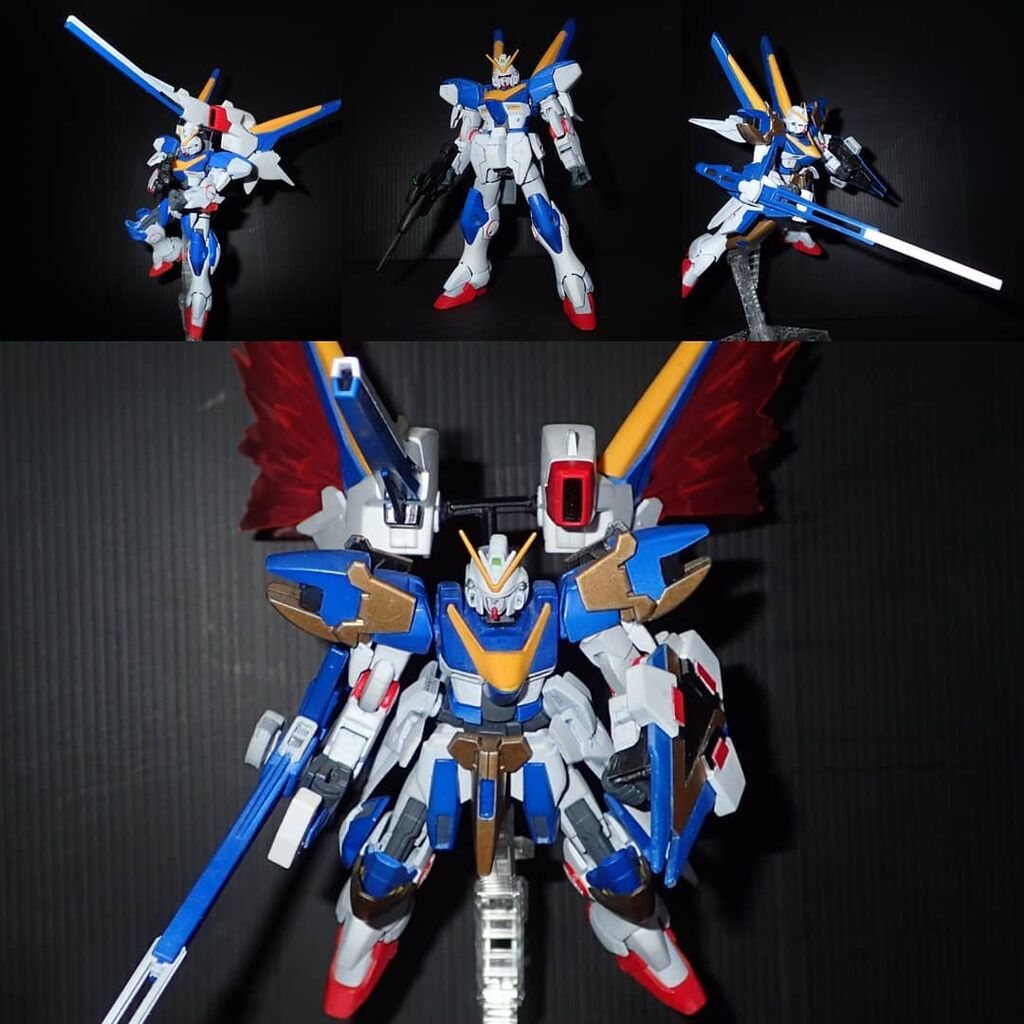 圖 V2 Gundam目前官方可呈現四形態的普拉模