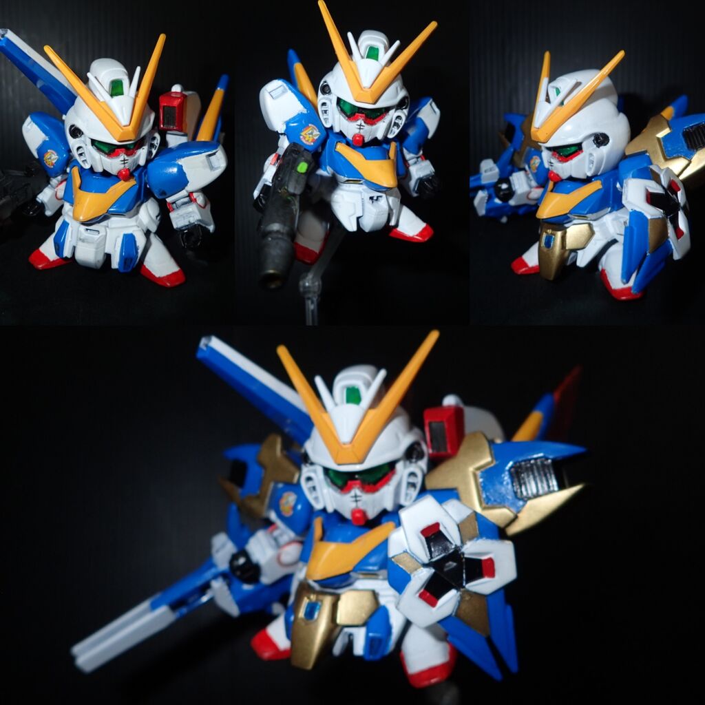 圖 V2 Gundam目前官方可呈現四形態的普拉模