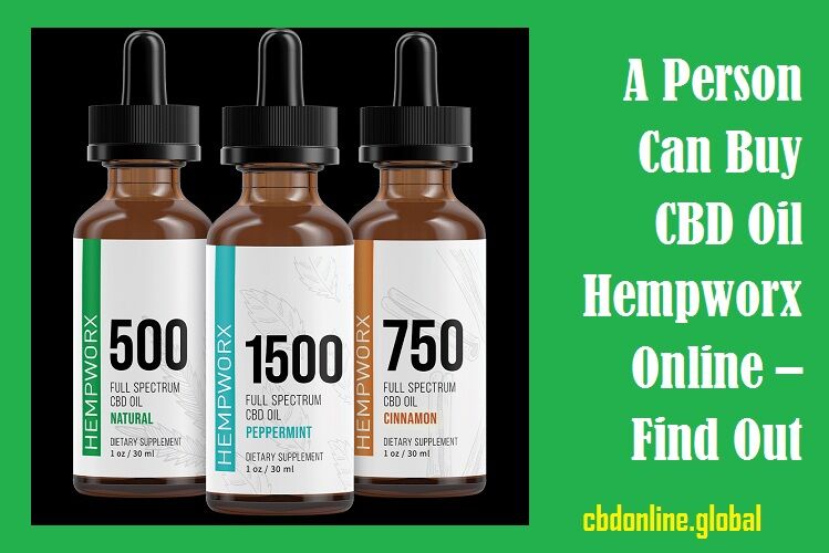 Buy CBD Oil Hempworx Online 