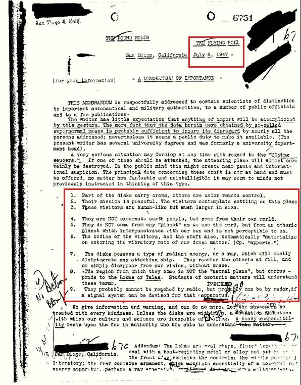 FBI Ufo 1947