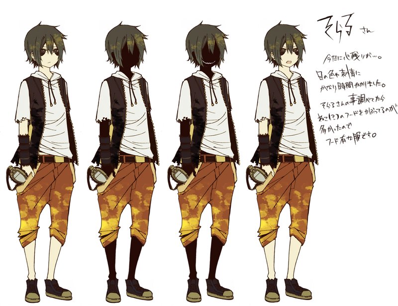 Tan anime characters male