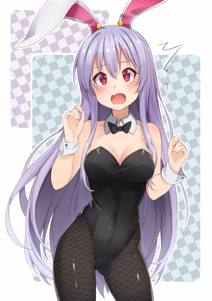 Anime girl bunny suit