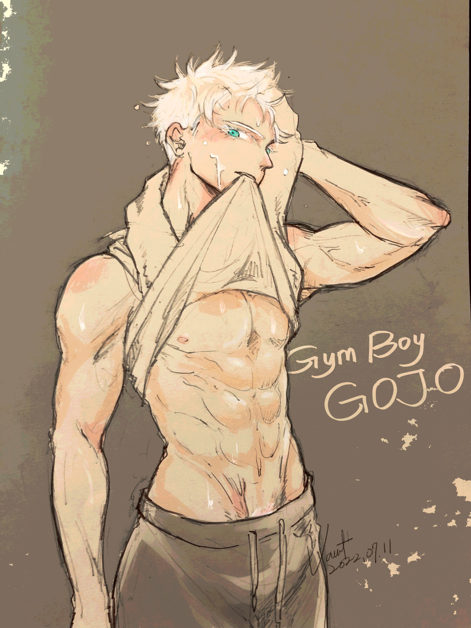 木 - #塗 #五条悟Gym Boy GOJO - Plurk