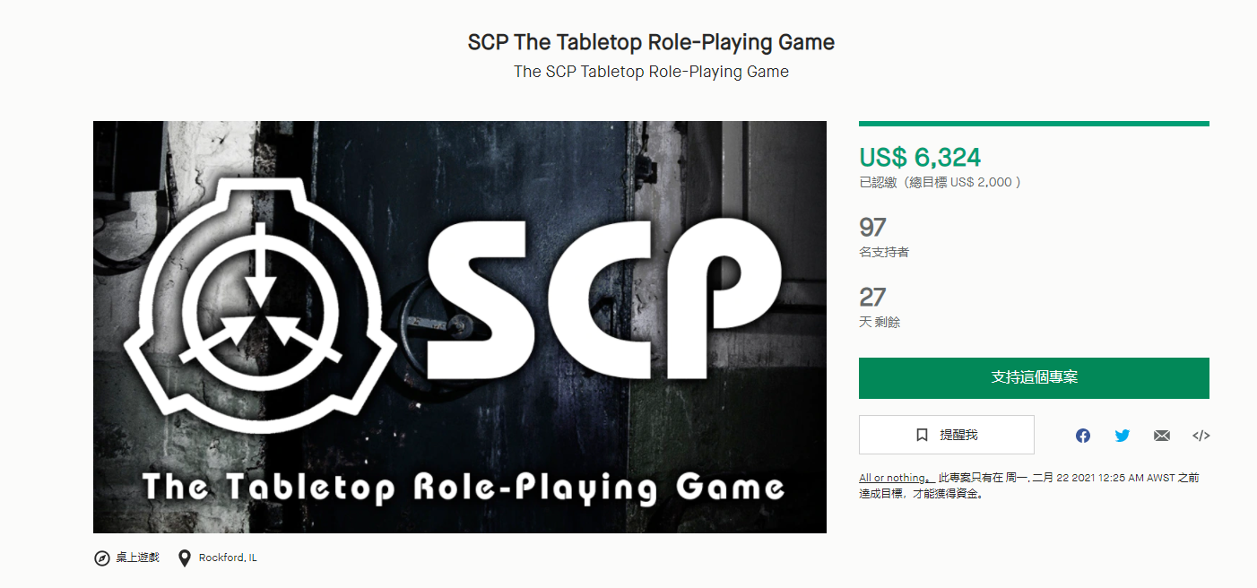 SCP The Tabletop RPG