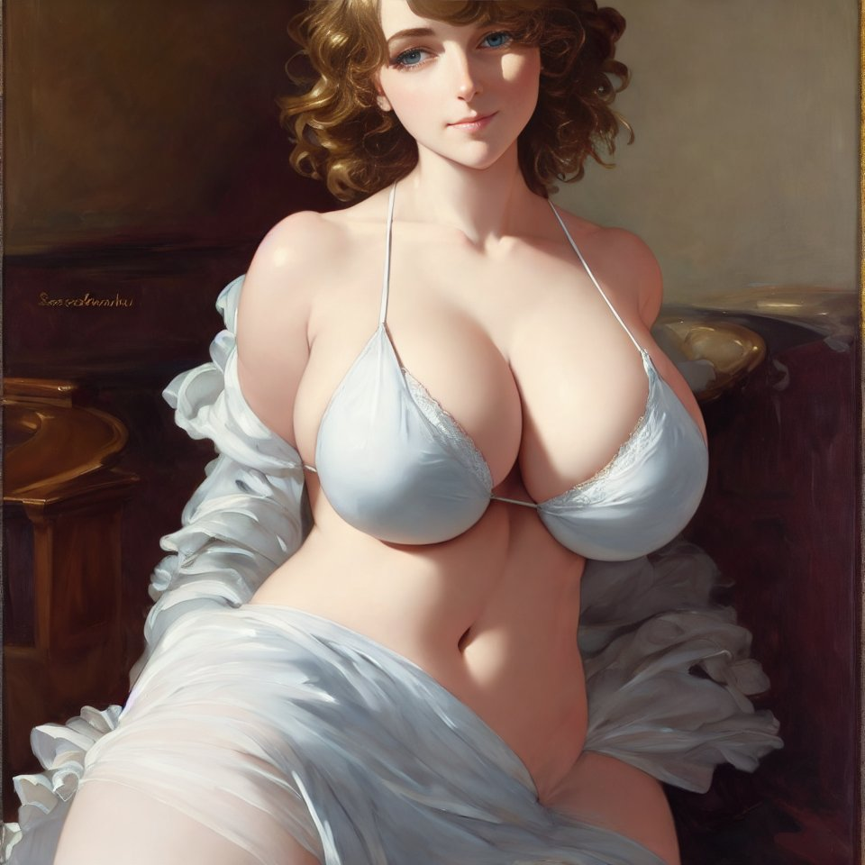 Ai Art Generator From Text Sexy Woman Big Boobs And Ass Half Naked