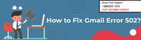 How to fix, Gmail server error 502 ?