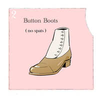 Button Boots & How To Fasten them with a Button Hook 