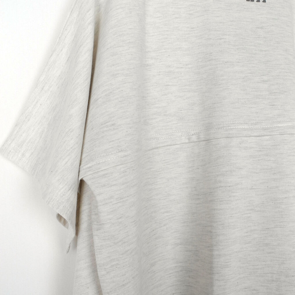 4カラー - マナスリットT #A235 - Tシャツ - コットン・麻 ブラック